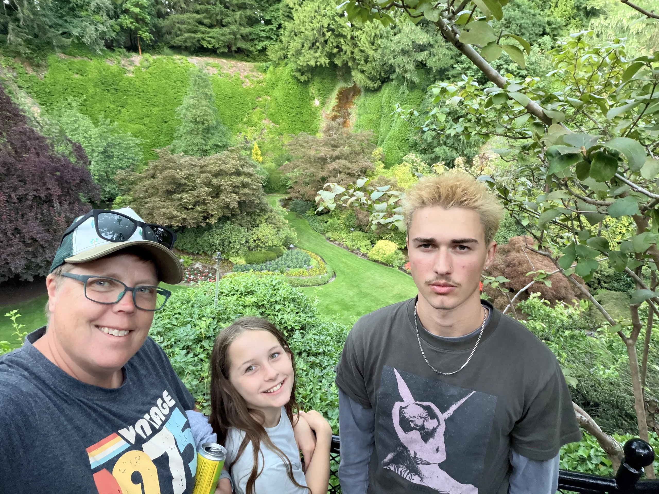 Natalee Webb, owner of Clean Air Lawn Care Vancouver, with her kids